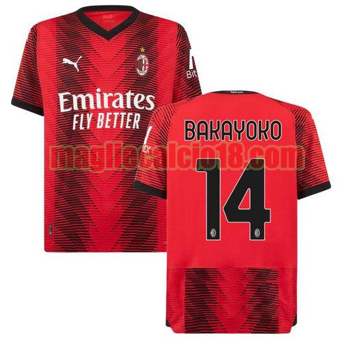 maglia ac milan 2023-2024 bakayoko 14 prima