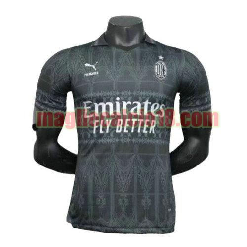 maglia ac milan 2023-2024 nero player version speciale eefa2