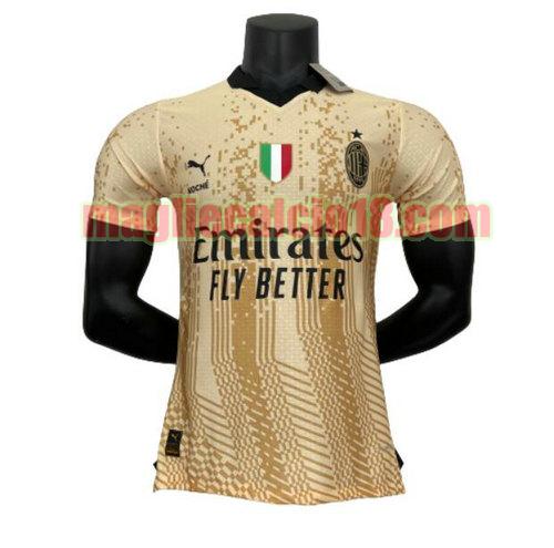 maglia ac milan 2023-2024 special edition giallo player version