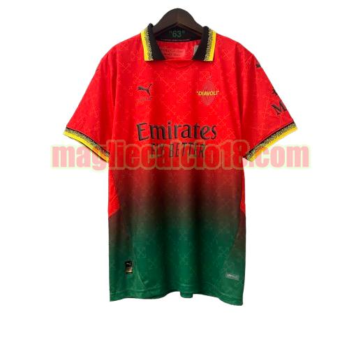 maglia ac milan 2025 2026 co branded edition hombre rosso verde