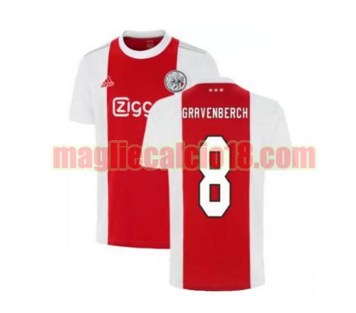 maglia afc ajax 2021-2022 prima gravenberch 8