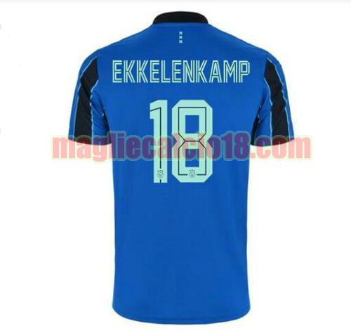 maglia afc ajax 2021-2022 seconda jurgen ekkelenkamp 18