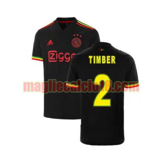 maglia afc ajax 2021-2022 terza timber 2