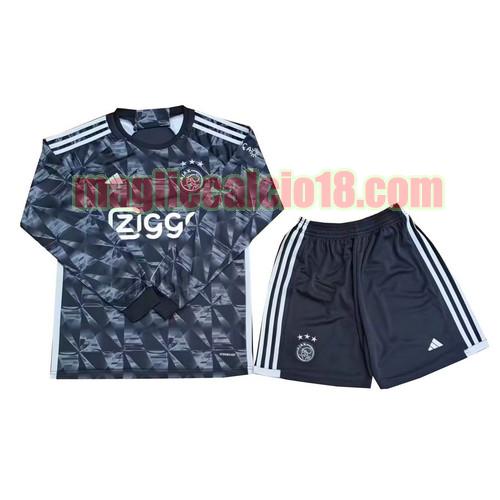 maglia afc ajax 2023-2024 bambino maniche lunghe terza