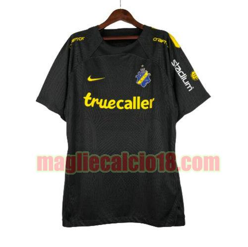 maglia aik 2023-2024 nero thailandia solna