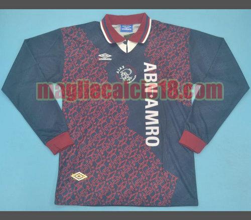 maglia ajax 1994-1995 seconda divisa manica lunga