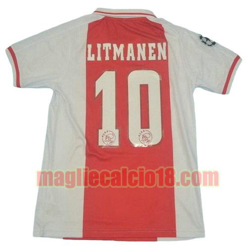 maglia ajax 1998 prima divisa litmanen 10