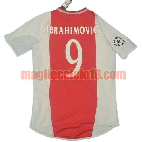 maglia ajax 2004-2005 prima divisa ibrahimovic 9