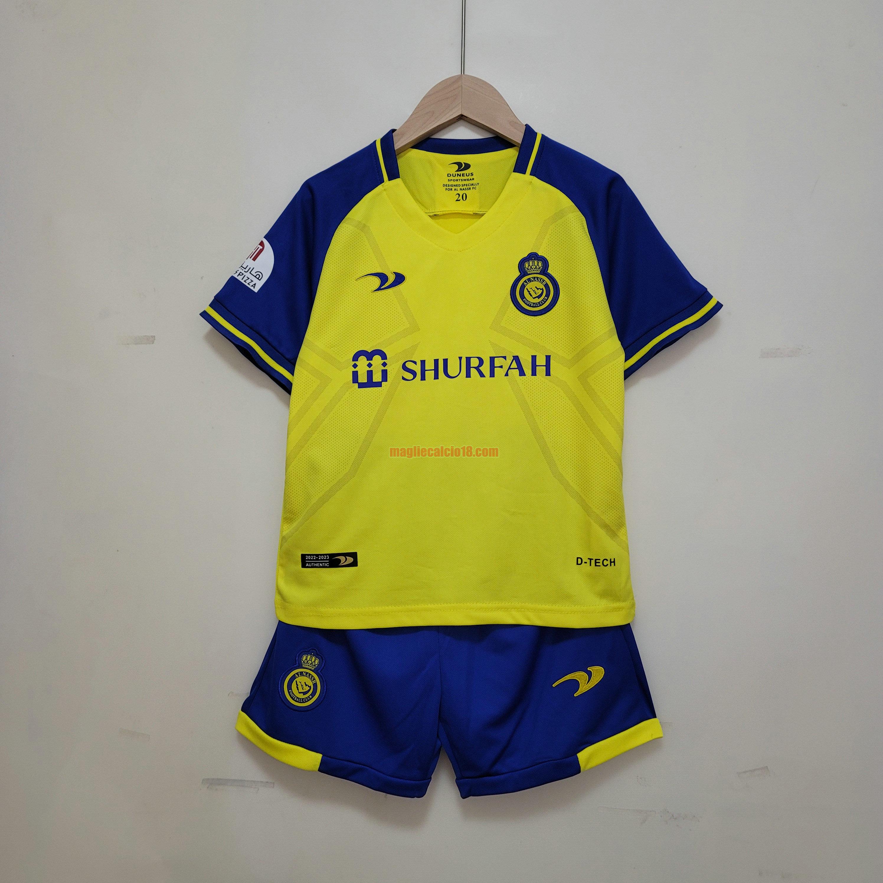 maglia al-nassr fc 2022-2023 prima bambino