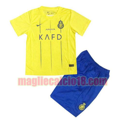 maglia al-nassr fc 2023-2024 bambino prima