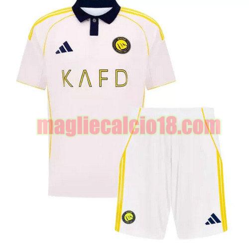 maglia al-nassr fc 2025-2026 bambino terza