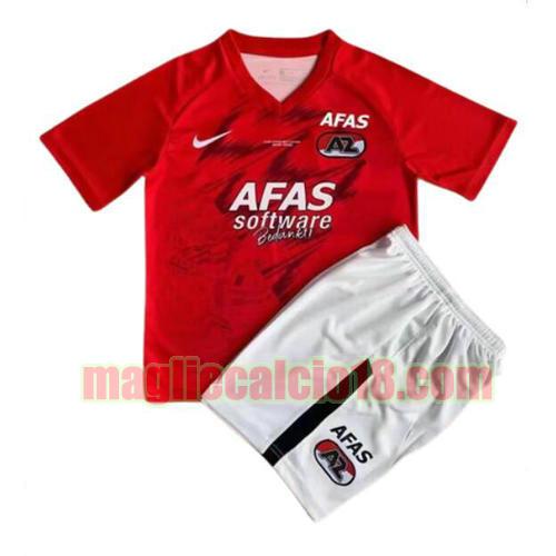 maglia alkmaar zaanstreek 2022-2023 commemorative edition bambino rosso