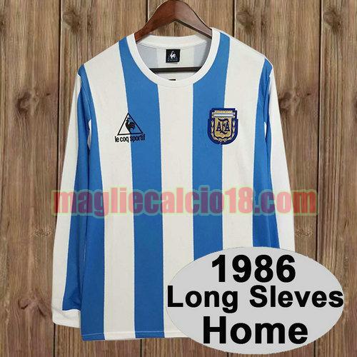 maglia argentina 1986 prima manica lunga
