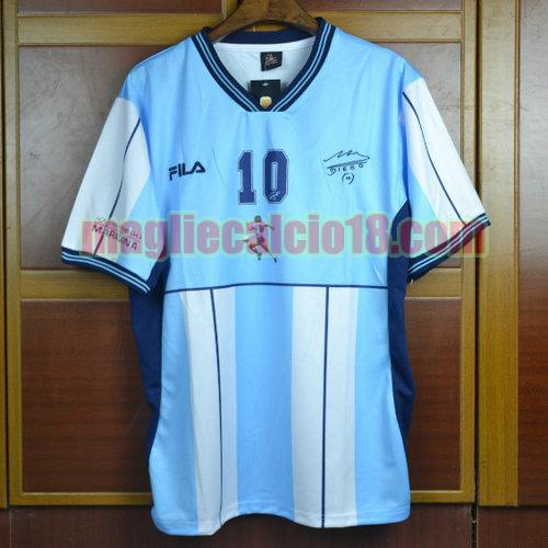 maglia argentina 2001 prima divisa maradona 10