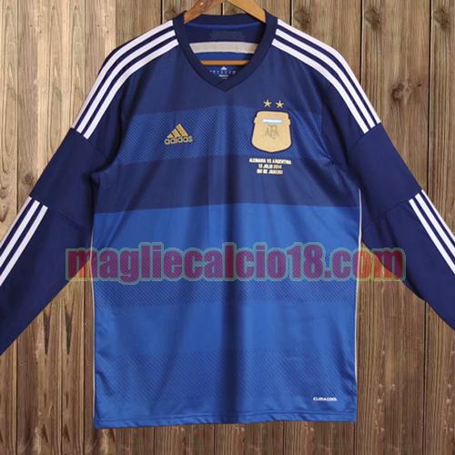 maglia argentina 2014 seconda maniche lunghe