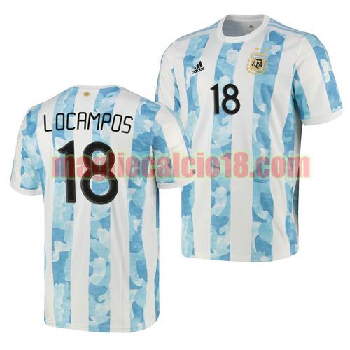 maglia argentina 2021-2022 prima lucas ocampos 18