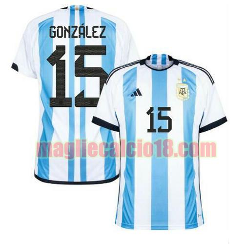 maglia argentina 2022 prima gonzalez 15