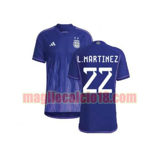 maglia argentina 2022 seconda l.martinez 22