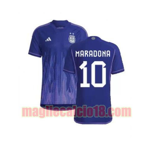 maglia argentina 2022 seconda maradona 10