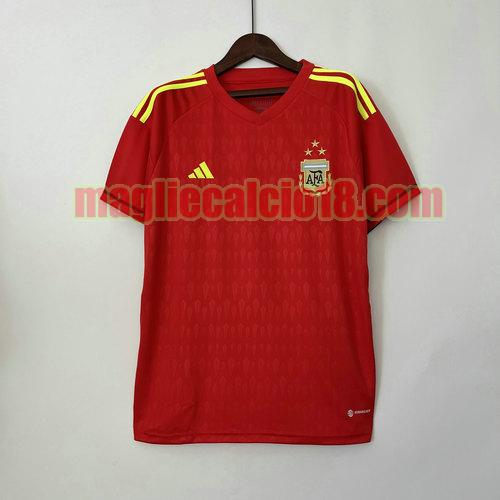maglia argentina 2023-2024 portiere rosso thailandia rosso