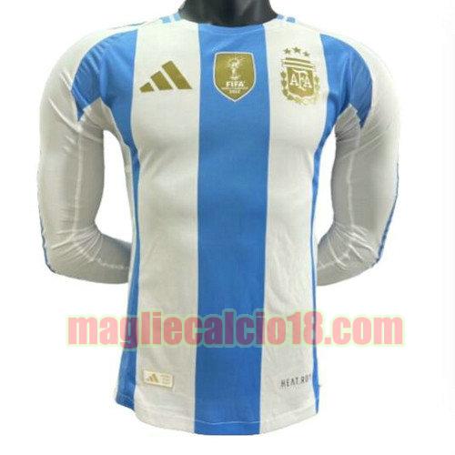 maglia argentina 2024 manica lunga player version prima