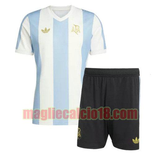 maglia argentina 2025-2026 bambino x 50 years anniversary
