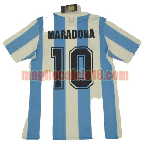 maglia argentina coppa del mondo 1986 prima divisa maradona 10
