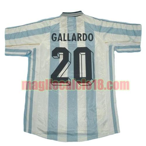 maglia argentina coppa del mondo 1998 prima divisa gallardo 20