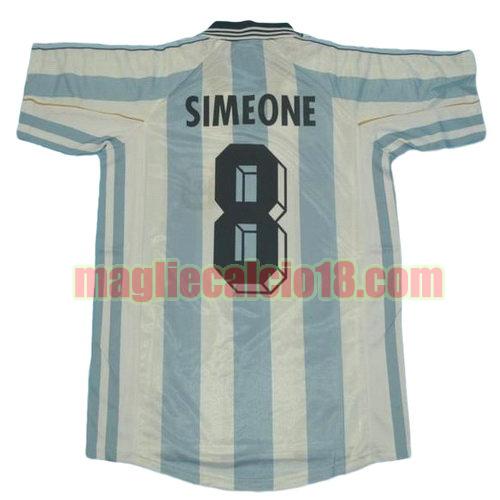 maglia argentina coppa del mondo 1998 prima divisa simeone 8