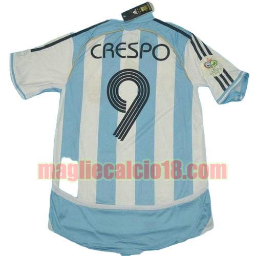 maglia argentina coppa del mondo 2006 prima divisa crespo 9