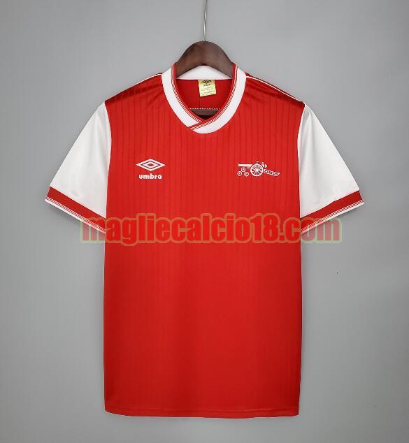 maglia arsenal 1983-1986 prima divisa manica corta