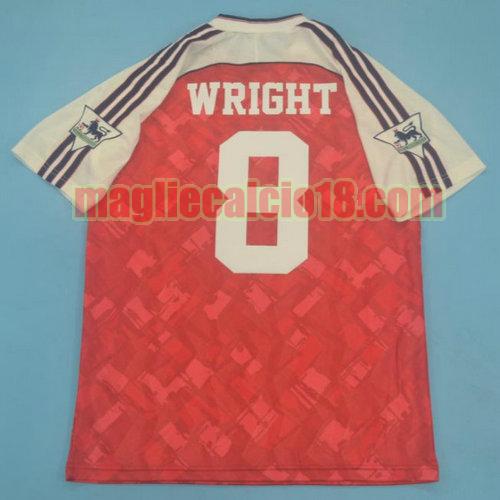 maglia arsenal 1990-1992 prima divisa wright 8