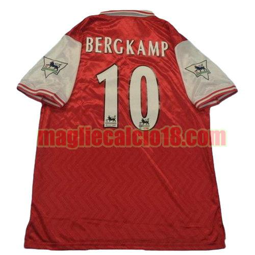 maglia arsenal 1997 prima divisa bergkamp 10