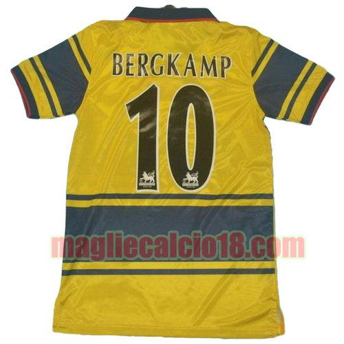 maglia arsenal 1997 seconda divisa bergkamp 10