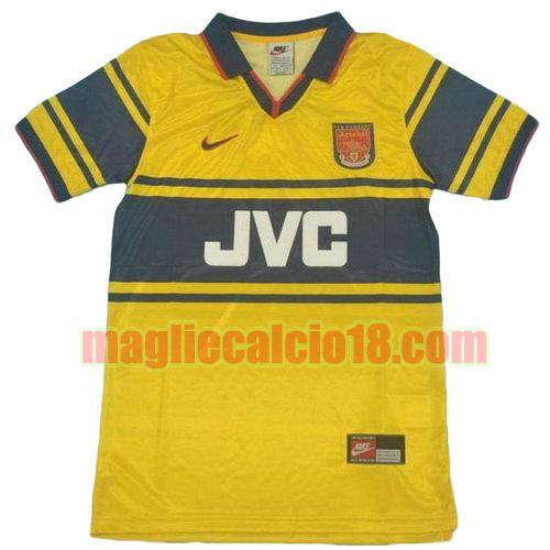 maglia arsenal 1997 seconda divisa manica corta