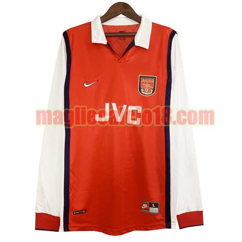 maglia arsenal 1998-1999 manica lunga prima