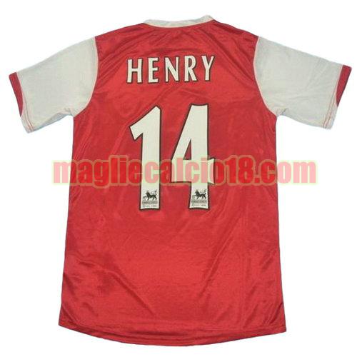 maglia arsenal 2006 prima divisa henry 14