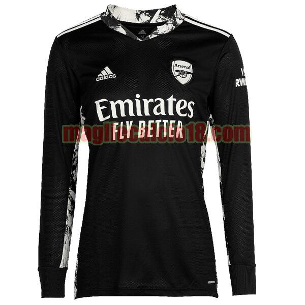 maglia arsenal 2020-2021 prima portiere mancia lunga