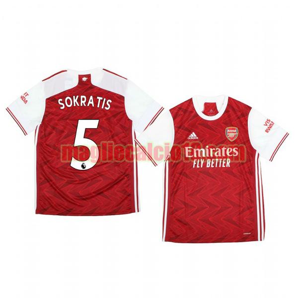 maglia arsenal 2020-2021 prima sokratis papastathopoulos 5