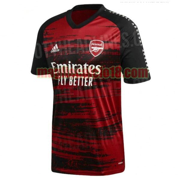 maglia arsenal 2020-2021 rosso pre match