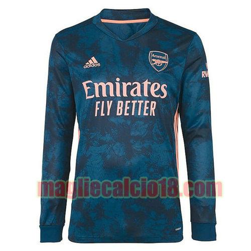 maglia arsenal 2020-2021 terza mancia lunga