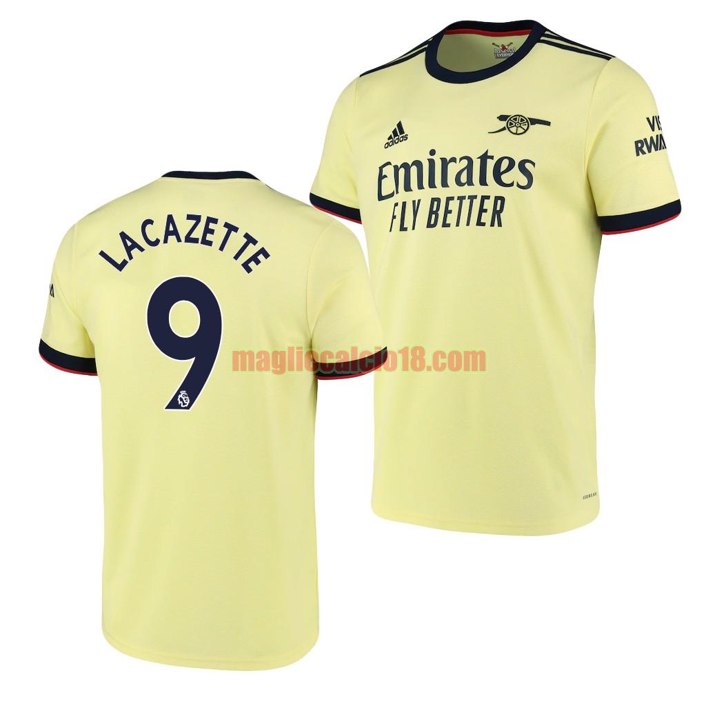 maglia arsenal 2021-2022 seconda alexandre lacazette 9