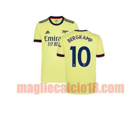 maglia arsenal 2021-2022 seconda bergkamp 10
