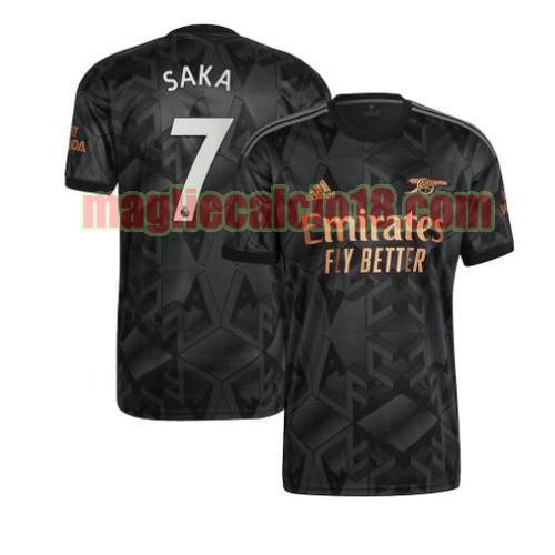 maglia arsenal 2022-2023 seconda saka 7