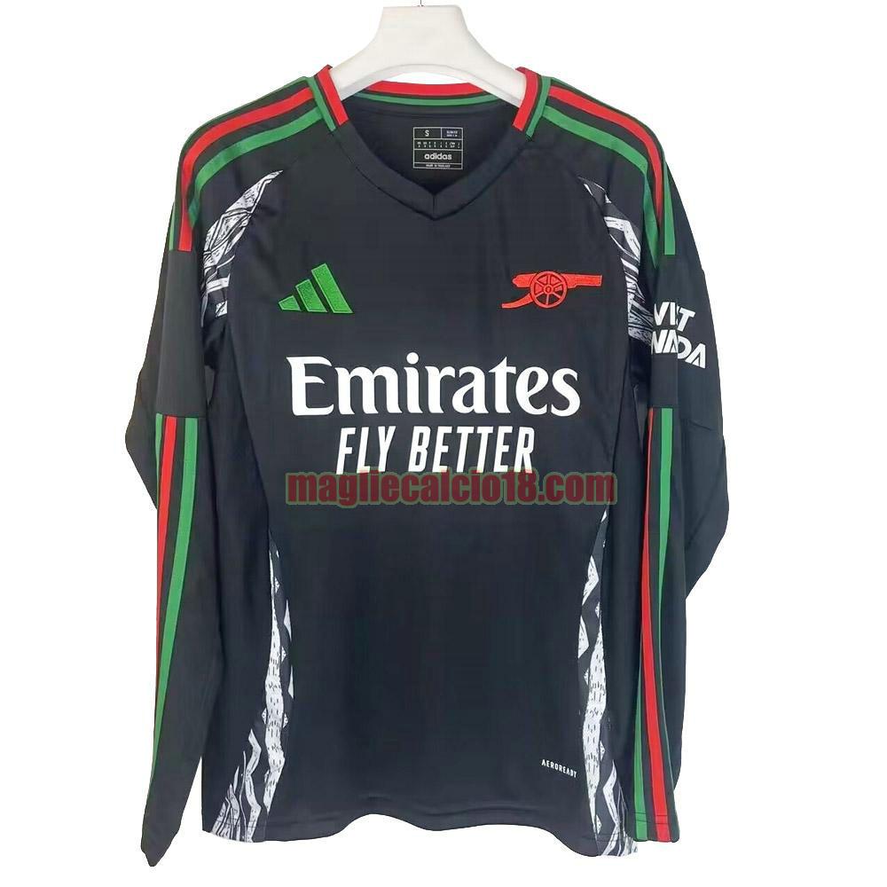 maglia arsenal 2024-2025 manica lunga seconda