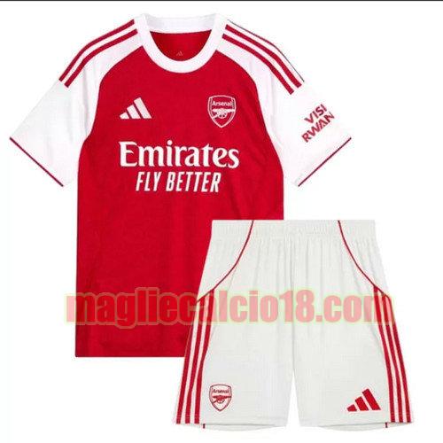 maglia arsenal 2025-2026 bambino prima