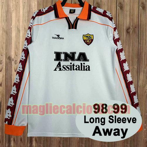 maglia as roma 1998-1999 manica lunga seconda