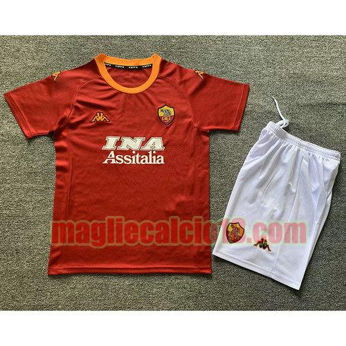 maglia as roma 2000 2001 bambino prima