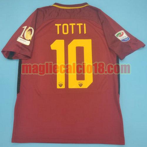 maglia as roma 2017-2018 prima divisa totti 10