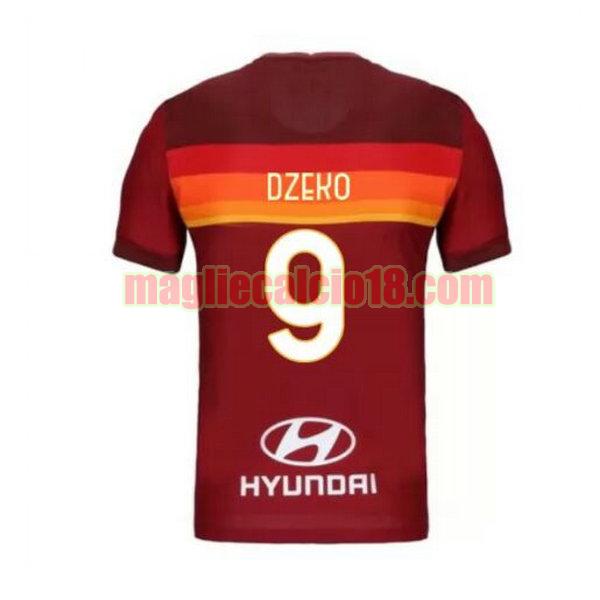 maglia as roma 2020-2021 prima dzeko 9